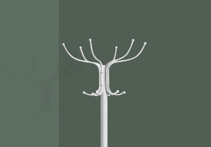 Coat Rack, Hall Tree, Free Standing, 12 Hooks, Entryway, 70"H, Umbrella Holder, Contemporary & Modern - R&R Furniture Gallery (Fountain Valley, CA)