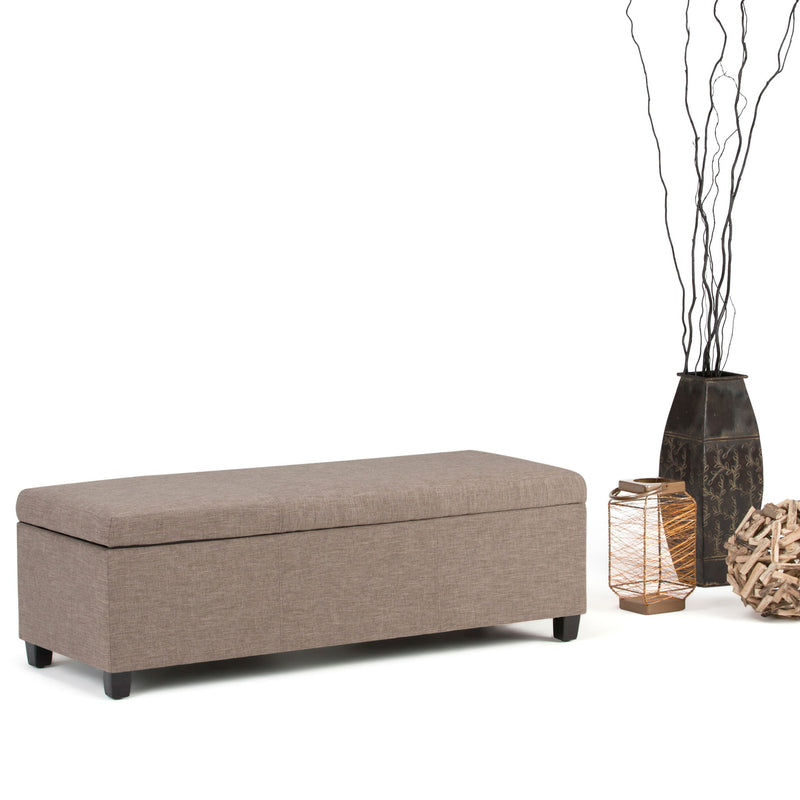 Avalon - Multifunctional Storage Ottoman Bench - R&R Furniture Gallery (Fountain Valley, CA)