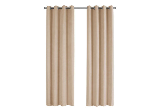 2 Pieces Set, Curtain Panel, Room Darkening, Grommet - R&R Furniture Gallery (Fountain Valley, CA)