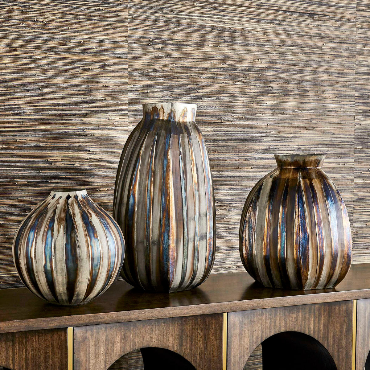 Ripple - Small Vase - Bronze
