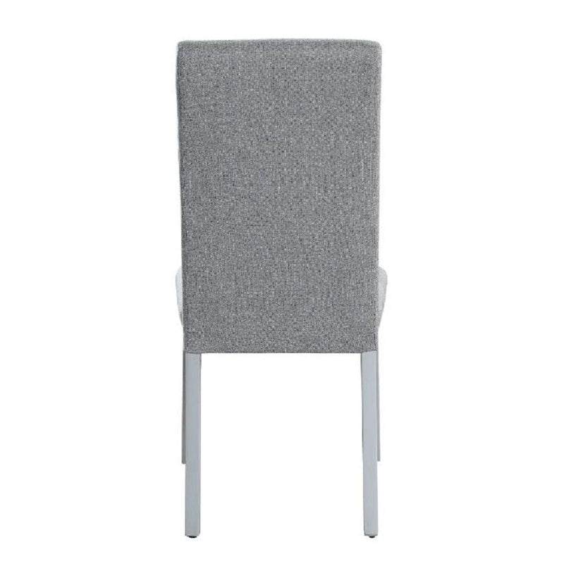 Lanton - Side Chair (Set of 2) - Gray Linen & Antique White - R&R Furniture Gallery (Fountain Valley, CA)