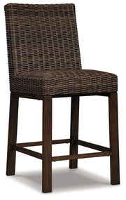 Paradise Trail - Barstool (Set of 2) - Medium Brown - R&R Furniture Gallery (Fountain Valley, CA)