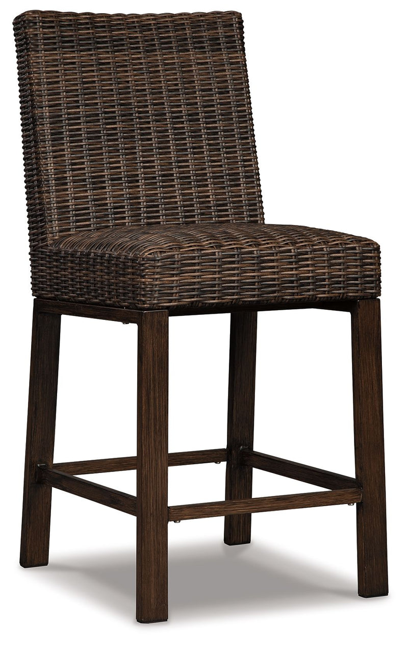 Paradise Trail - Barstool (Set of 2) - Medium Brown - R&R Furniture Gallery (Fountain Valley, CA)