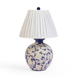 Diana - Table Lamp - Blue & White - R&R Furniture Gallery (Fountain Valley, CA)