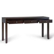 Cosmopolitan - Wide Console Sofa Table - Mahogany Brown - R&R Furniture Gallery (Fountain Valley, CA)