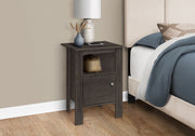 Accent Nightstand Side Table, Storage, Transitional - Oak - R&R Furniture Gallery (Fountain Valley, CA)