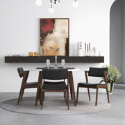 Edwin - Mid-Century Modern Dining Chair (Set of 2) - R&R Furniture Gallery (Fountain Valley, CA)