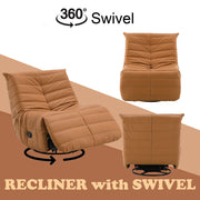 Talmon - Recliner With Swivel - R&R Furniture Gallery (Fountain Valley, CA)