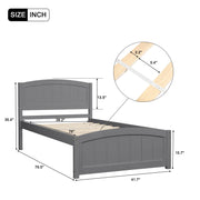 Platform Bed & Headboard, Footboard And Wood Slat Support - R&R Furniture Gallery (Fountain Valley, CA)