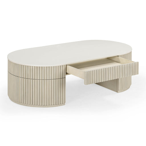 Bella - Oval Coffee Table - R&R Furniture Gallery (Fountain Valley, CA)