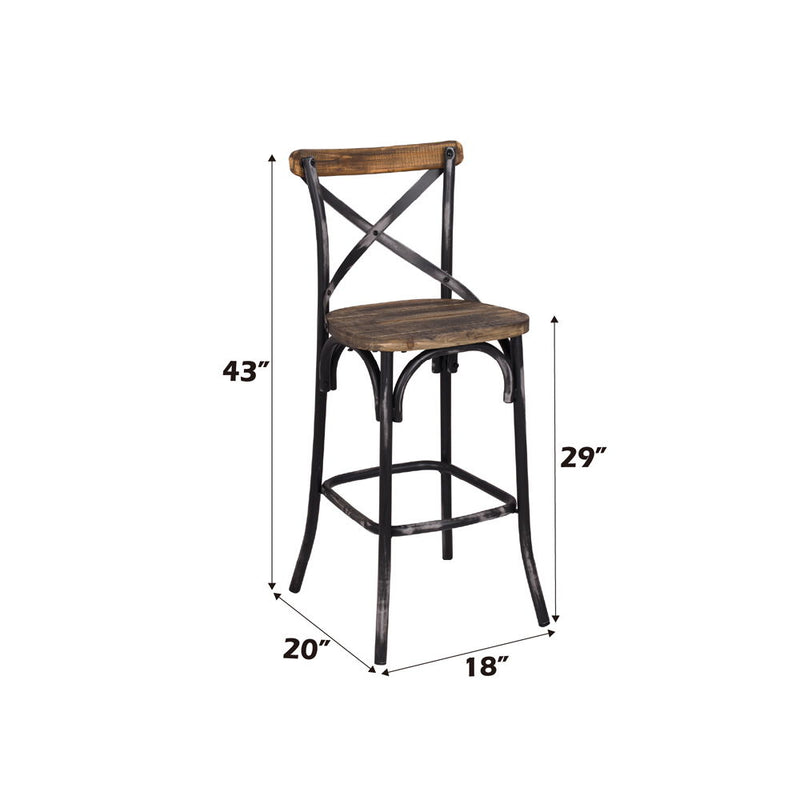 Zaire - Bar Chair (1Pc) - R&R Furniture Gallery (Fountain Valley, CA)
