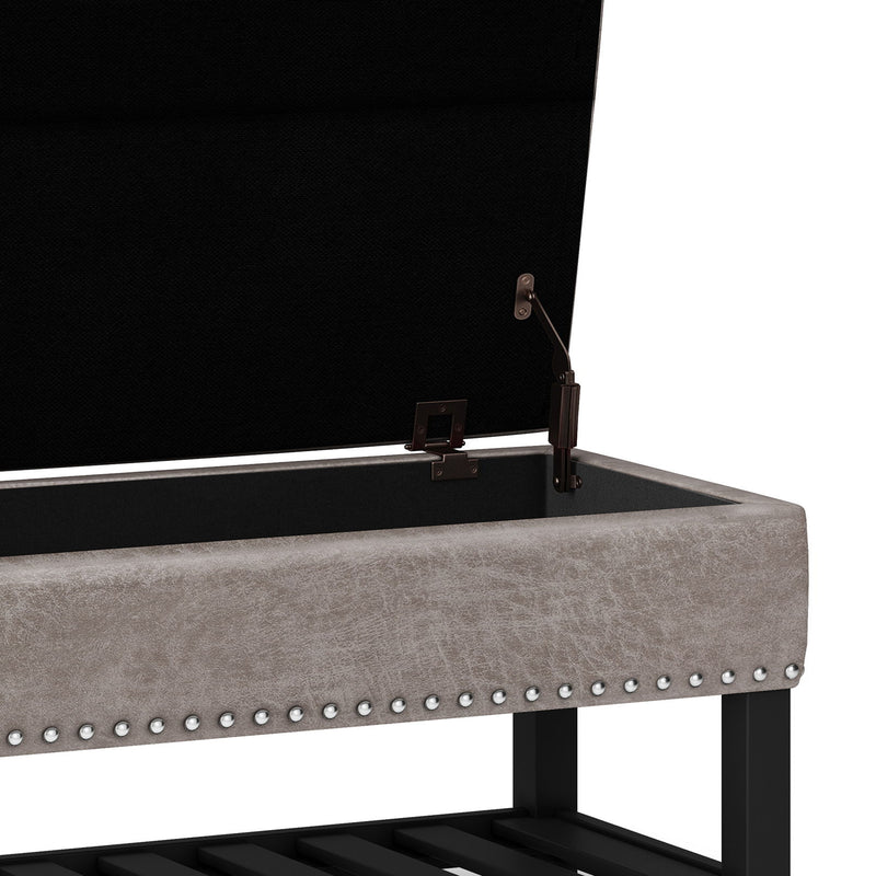 Lomond - Upholstered Storage Ottoman Bench - R&R Furniture Gallery (Fountain Valley, CA)