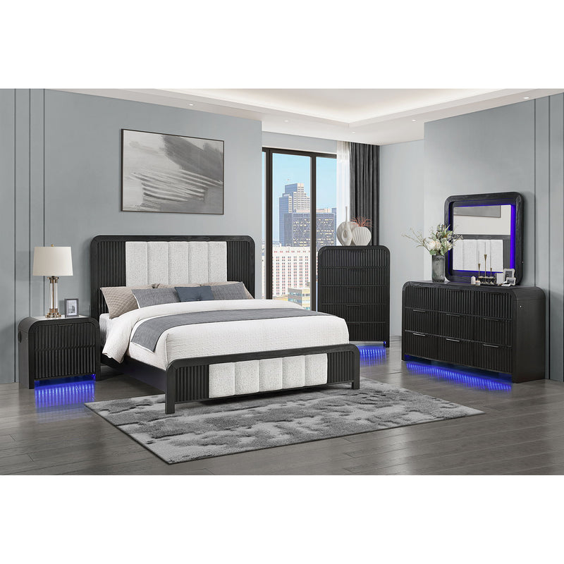 Beverly - Bed With Fluted Detailing - R&R Furniture Gallery (Fountain Valley, CA)