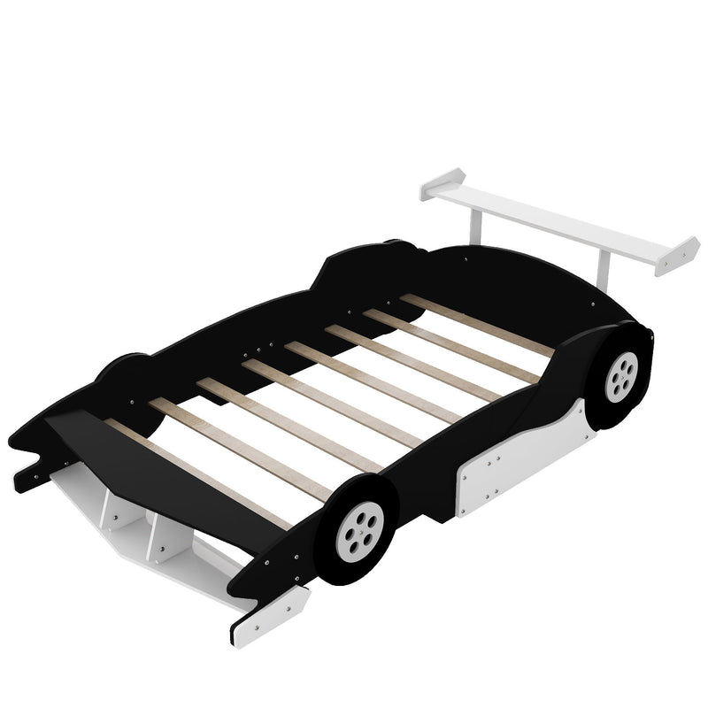 Race Car-Shaped Platform Bed With Wheels - R&R Furniture Gallery (Fountain Valley, CA)