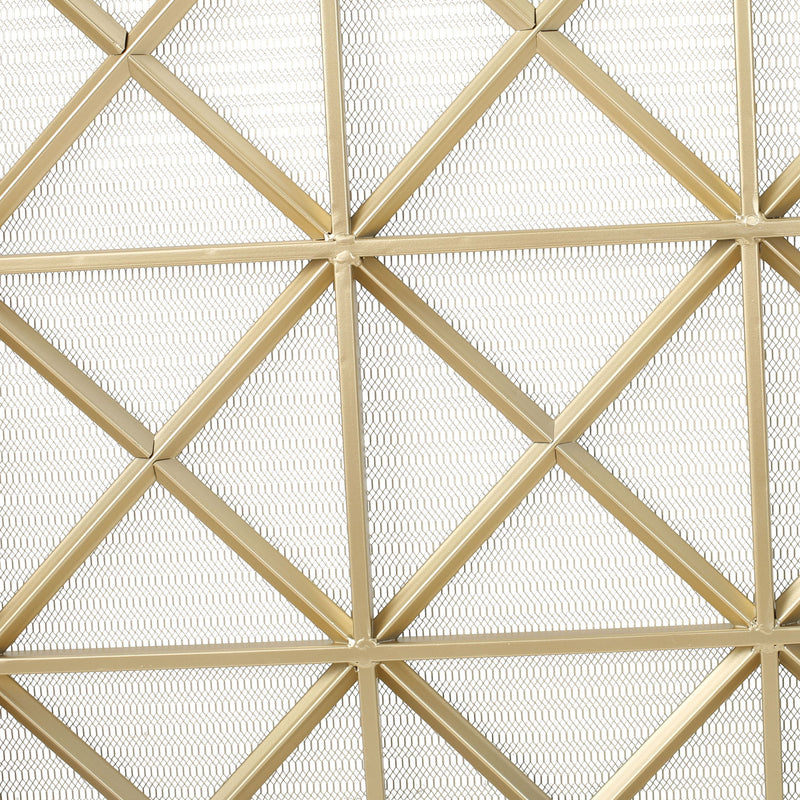 Margaret - 3 Panel Fireplace Screen Iron - R&R Furniture Gallery (Fountain Valley, CA)