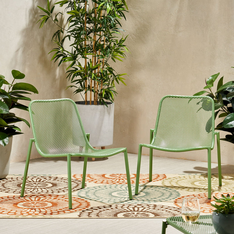 Outdoor Iron Chair With Design - R&R Furniture Gallery (Fountain Valley, CA)