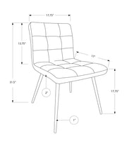 Side Upholstered Dining Chair For Dining Room, Contemporary & Modern (Set of 2) - R&R Furniture Gallery (Fountain Valley, CA)