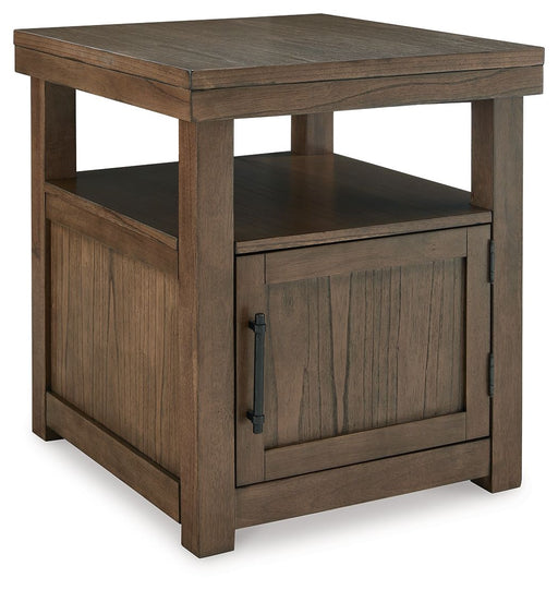 Boardernest - Rectangular End Table - Brown - R&R Furniture Gallery (Fountain Valley, CA)