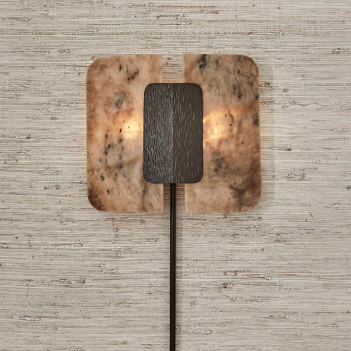 Open Book - Sconce - Dark Bronze / Beige