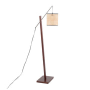 Lumi Source Arturo contemporary floor lamp with sleek metal stand and adjustable arm, modern lighting for living room or office.