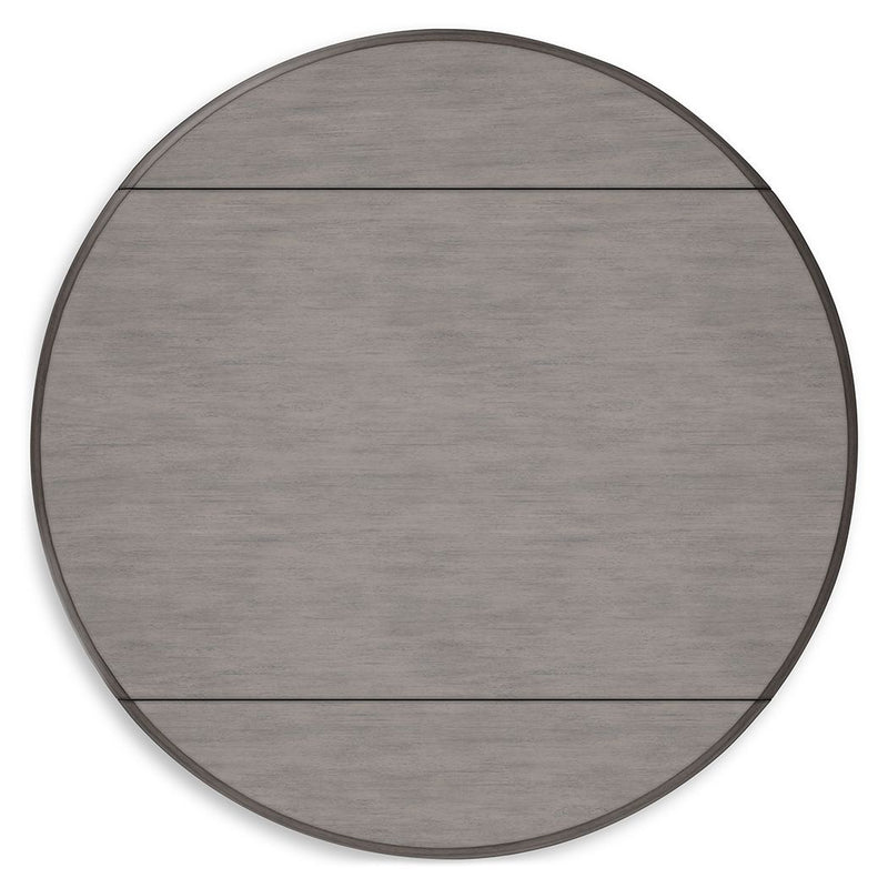 Shullden - 5 Pc. - Drop Leaf Table, 4 Side Chairs - Gray - R&R Furniture Gallery (Fountain Valley, CA)
