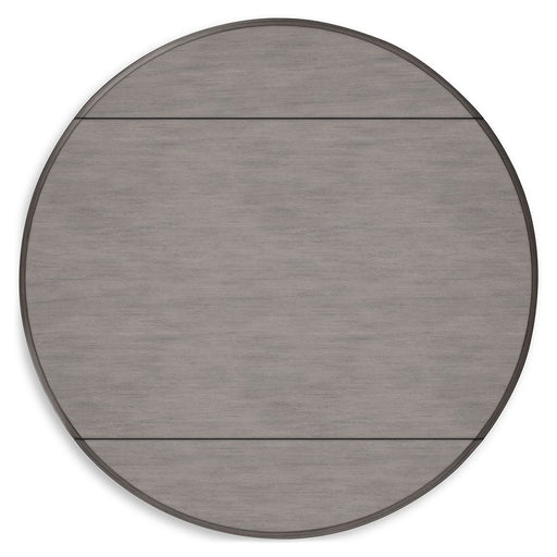 Shullden - 5 Pc. - Drop Leaf Table, 4 Side Chairs - Gray - R&R Furniture Gallery (Fountain Valley, CA)