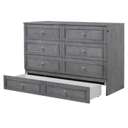 DreamHaus cabinet bed with stylish design and large storage drawers, featuring a sleek, functional Murphy bed in a modern room setting.