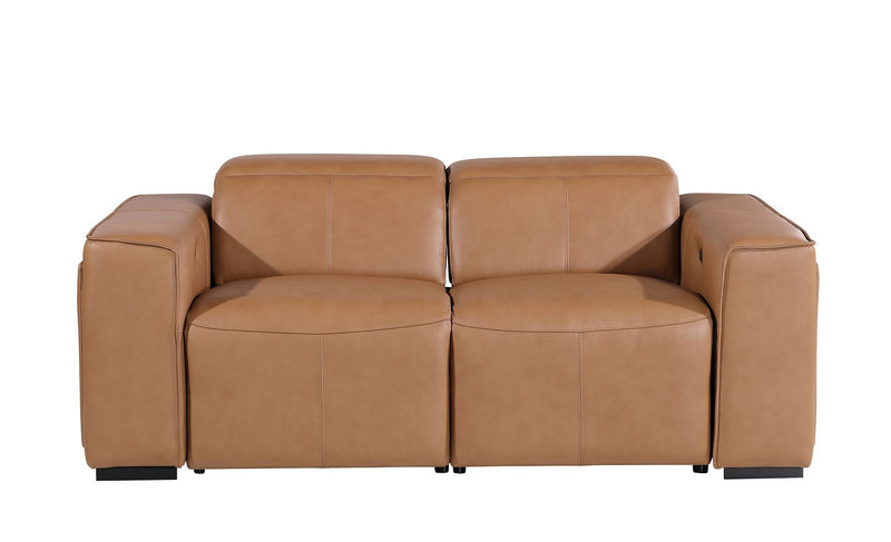 1224 - 5-Piece Modular Power Reclining Sofa And Loveseat Set In With 4 Power Recliners & Power Headrests
