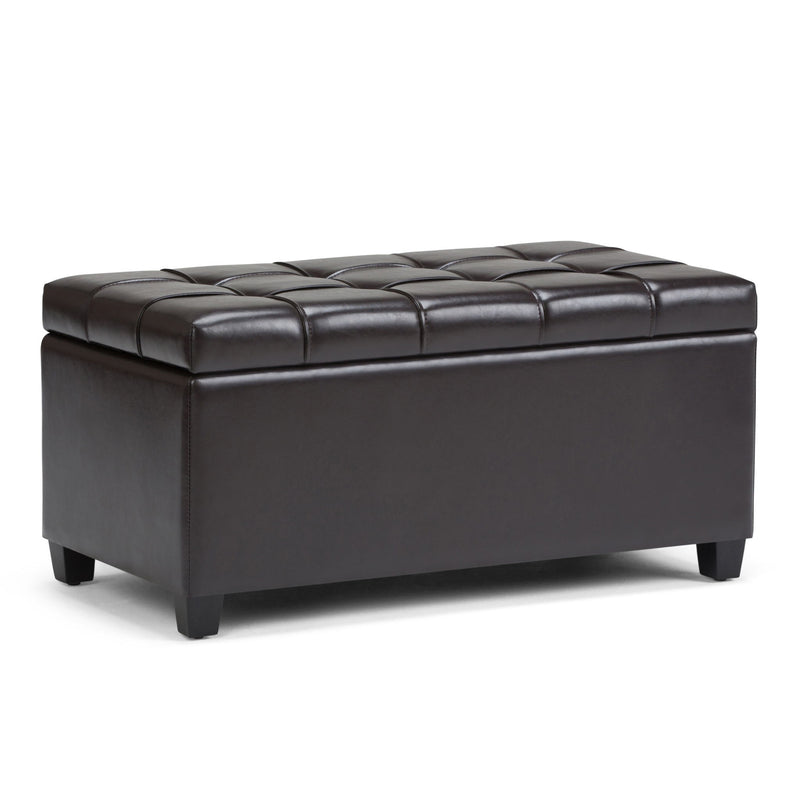 Sienna - Upholstered Storage Ottoman Bench - R&R Furniture Gallery (Fountain Valley, CA)