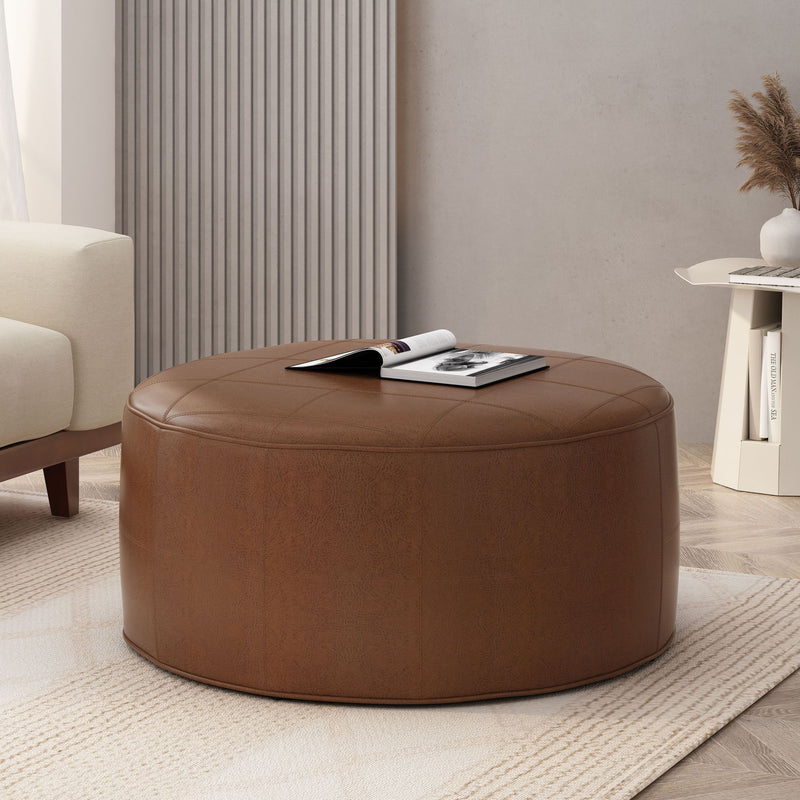Rustic Style Ottoman - R&R Furniture Gallery (Fountain Valley, CA)