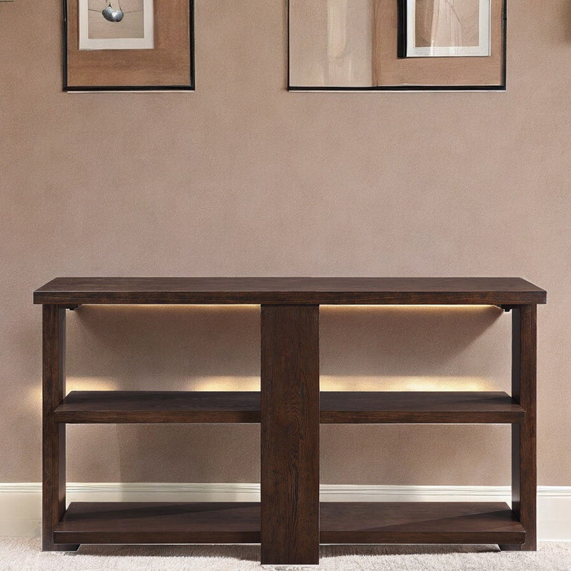 Niamey - Sofa Table - Walnut - R&R Furniture Gallery (Fountain Valley, CA)