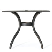 Enchantia - Outdoor Square Dining Table With Weave Tabletop And Flared Legs - Copper - R&R Furniture Gallery (Fountain Valley, CA)