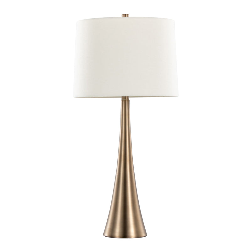 Lumi Source Diana contemporary table lamp set with modern design, featuring sleek bases and fabric shades, perfect for stylish lighting.