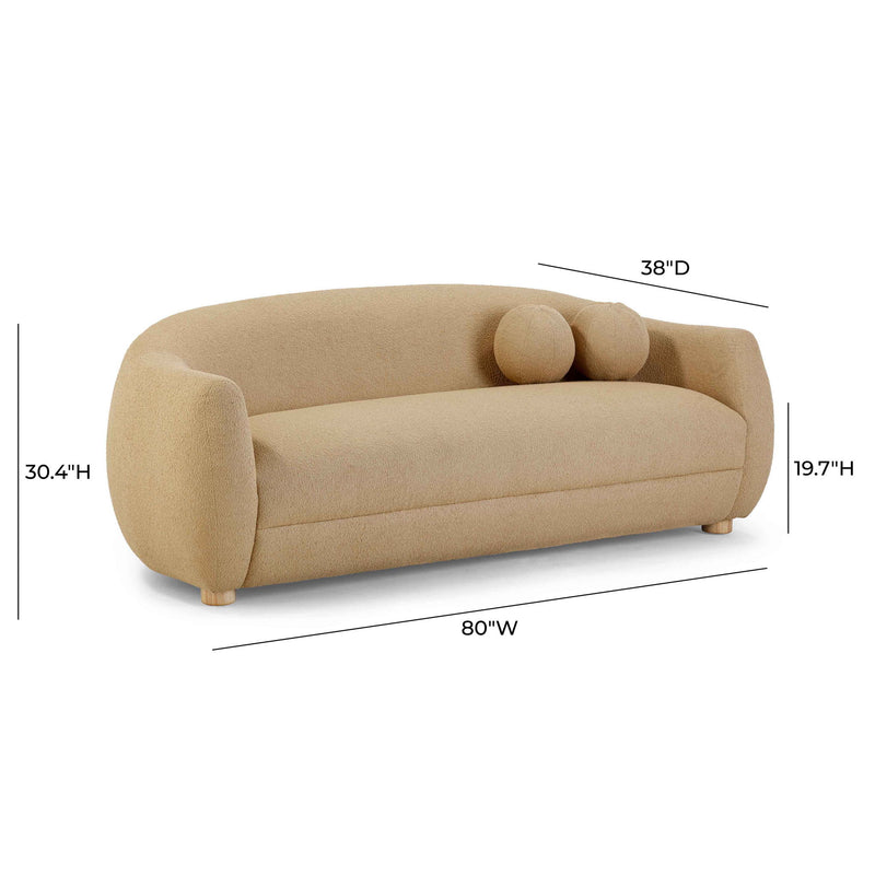Judy - Boucle Sofa - R&R Furniture Gallery (Fountain Valley, CA)