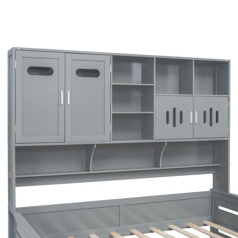 Daybed With All-In-One Cabinet And Shelf - R&R Furniture Gallery (Fountain Valley, CA)