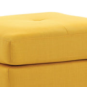Upholstered Ottoman by Glory Furniture, stylish casual ottoman for modern living spaces, with soft fabric and compact design.