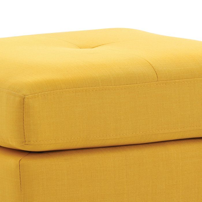 Upholstered Ottoman by Glory Furniture, stylish casual ottoman for modern living spaces, with soft fabric and compact design.