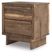 Chirason - Two Drawer Night Stand - Brown - R&R Furniture Gallery (Fountain Valley, CA)