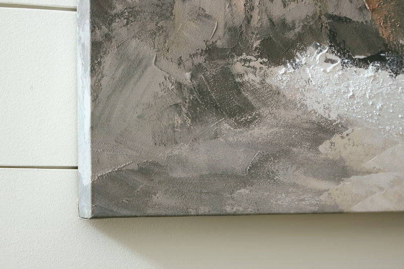 Worthner - Wall Art - Tan / Gray / White - R&R Furniture Gallery (Fountain Valley, CA)