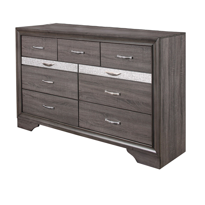 Ryder - Sparkle Dresser - Gray - R&R Furniture Gallery (Fountain Valley, CA)