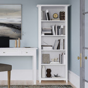 Acadian - 5 Shelf Bookcase, Handcrafted - R&R Furniture Gallery (Fountain Valley, CA)