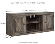 Wynnlow - TV Stand With Fireplace Option - R&R Furniture Gallery (Fountain Valley, CA)