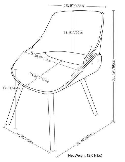 Malden - Bentwood Dining Chair With Wood Back - R&R Furniture Gallery (Fountain Valley, CA)