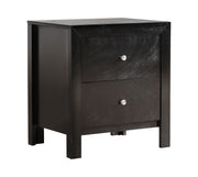 Glory Furniture accent nightstand with drawers, featuring a charming design and wood finish, perfect for bedroom decor.