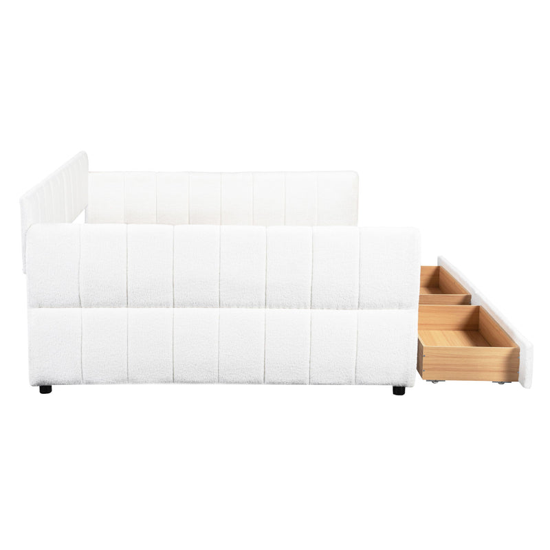 Upholstered Platform Bed With USB Charging - R&R Furniture Gallery (Fountain Valley, CA)