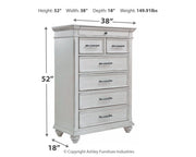 Kanwyn - Chest - Whitewash - R&R Furniture Gallery (Fountain Valley, CA)