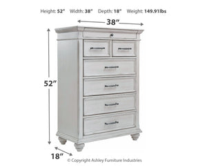 Kanwyn - Chest - Whitewash - R&R Furniture Gallery (Fountain Valley, CA)
