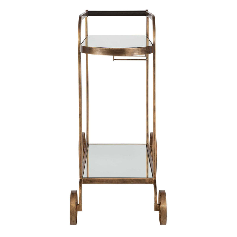 Carrinho - Antique Bar Cart - Brass