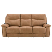 Chavis - Power Motion Sofa With USB & Power Headrest - Brown - R&R Furniture Gallery (Fountain Valley, CA)