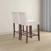 Dorian - Counter Chair (Set of 2) - Beige - R&R Furniture Gallery (Fountain Valley, CA)